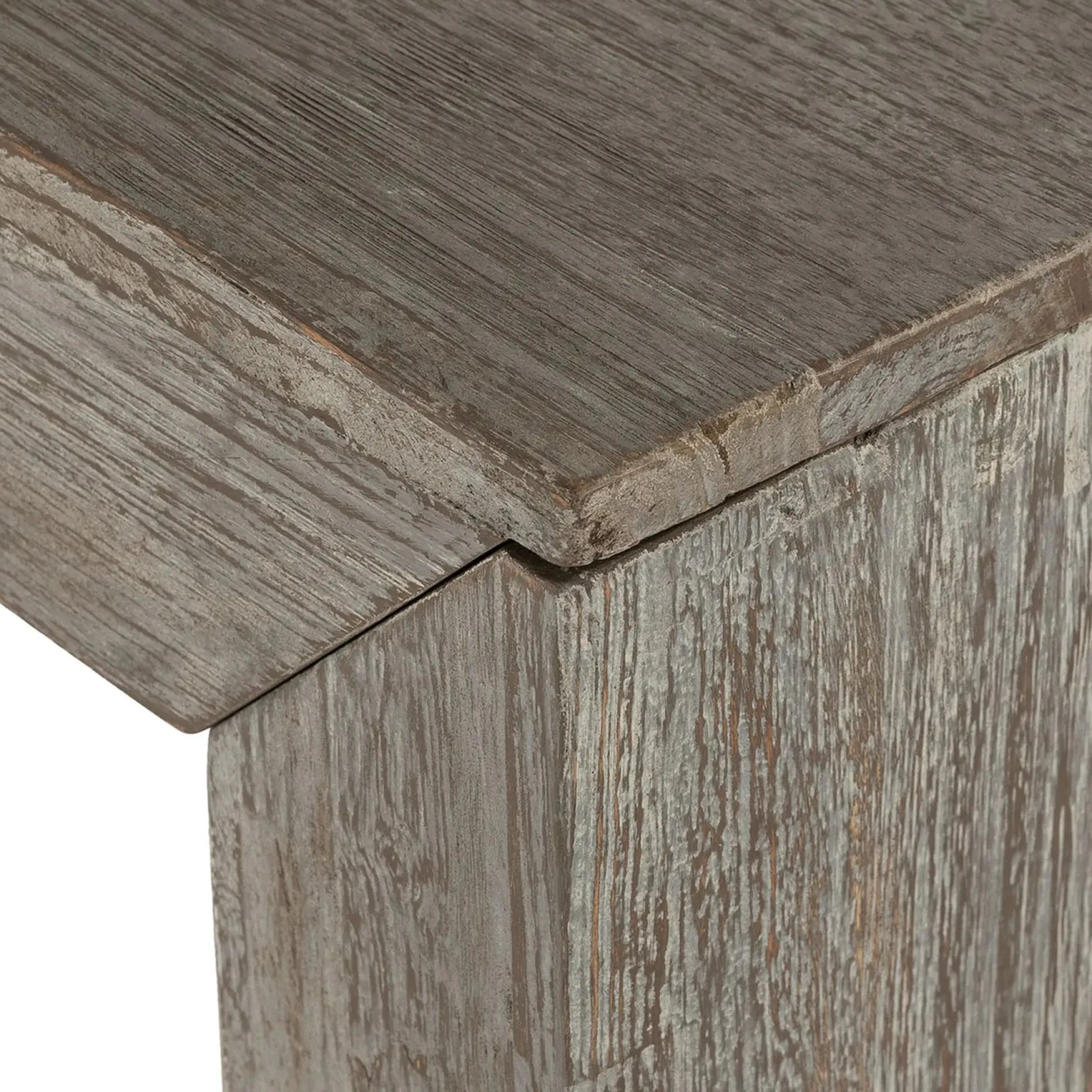 Atica 98" Outdoor Dining Table - Washed Acacia