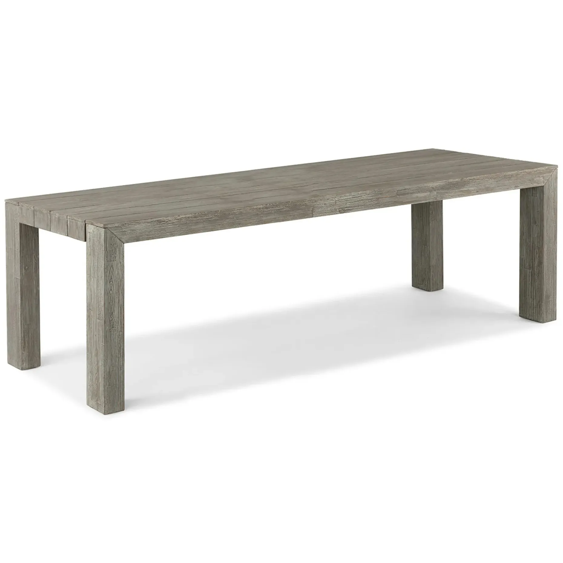 Atica 98" Outdoor Dining Table - Washed Acacia