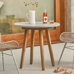 Atra Outdoor Cafe Table - Concrete