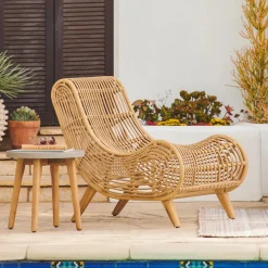 Atra Outdoor Side Table - Concrete