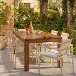 Avalon 74.5" - 98" Outdoor Extendable Dining Table - Acacia