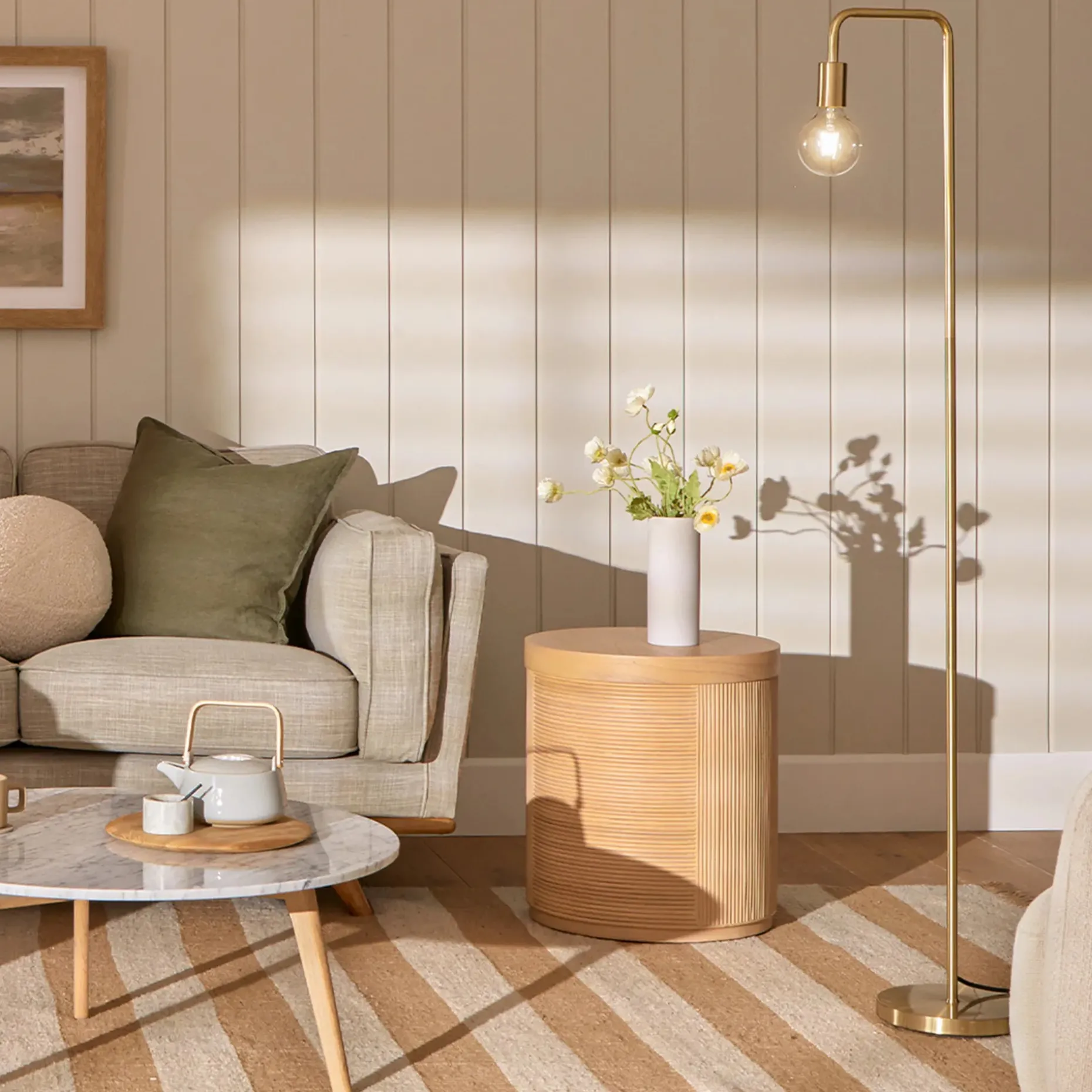 Avenla Side Table - Natural