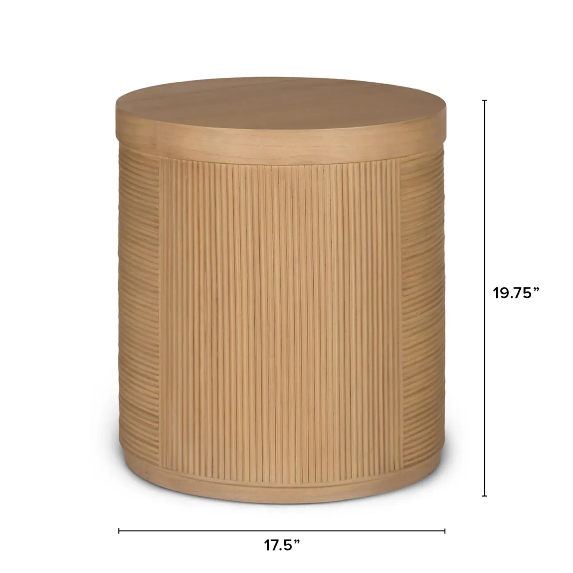Avenla Side Table - Natural