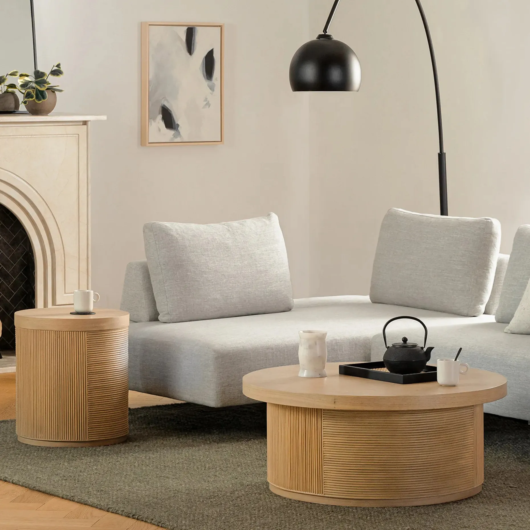 Avenla Side Table - Natural
