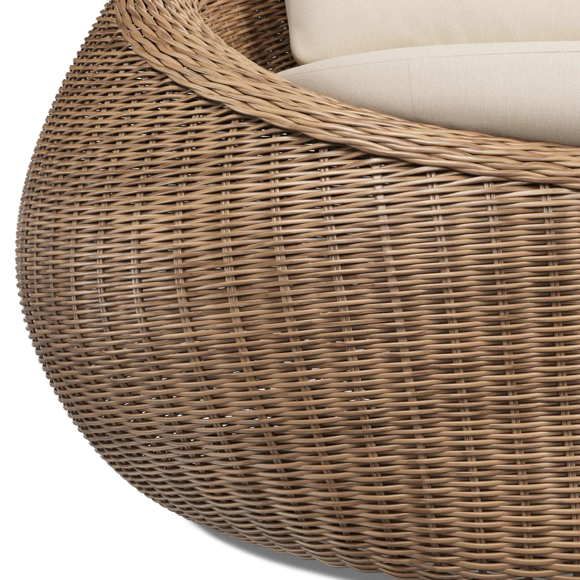 Avila 85.5" Outdoor Sofa - Dravite Ivory