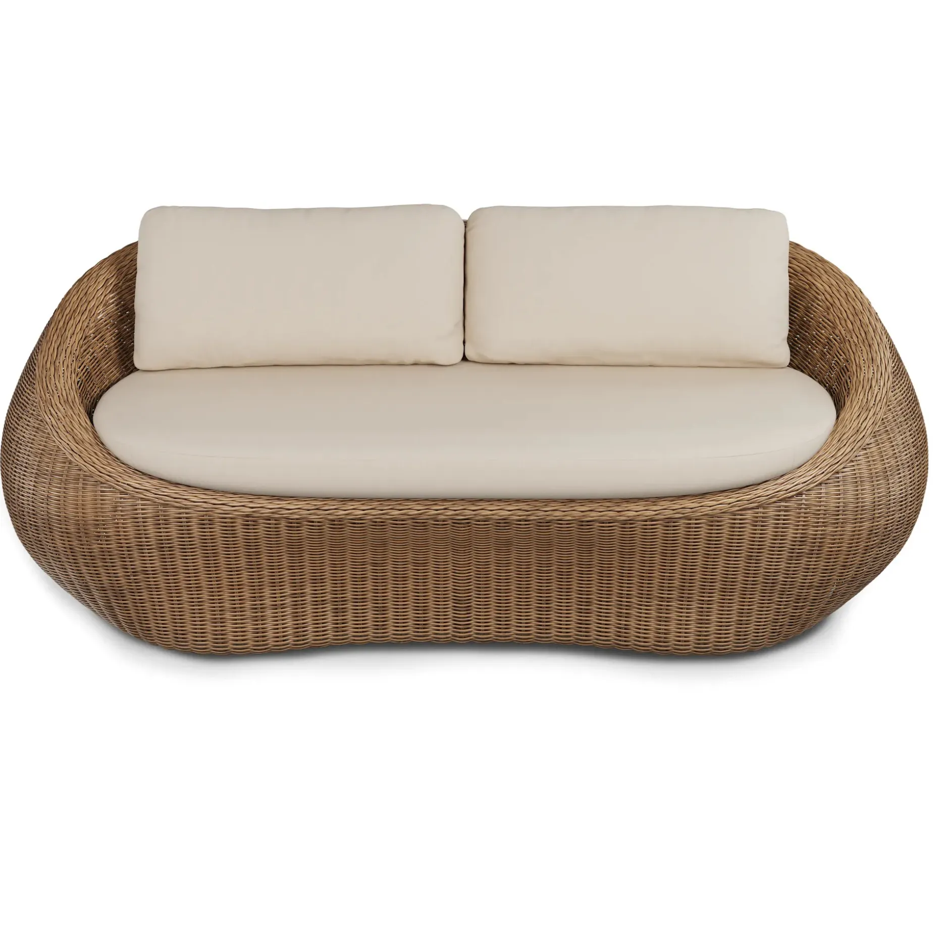 Avila 85.5" Outdoor Sofa - Dravite Ivory