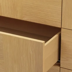 Ayra 6-Drawer Double Dresser - Natural Oak