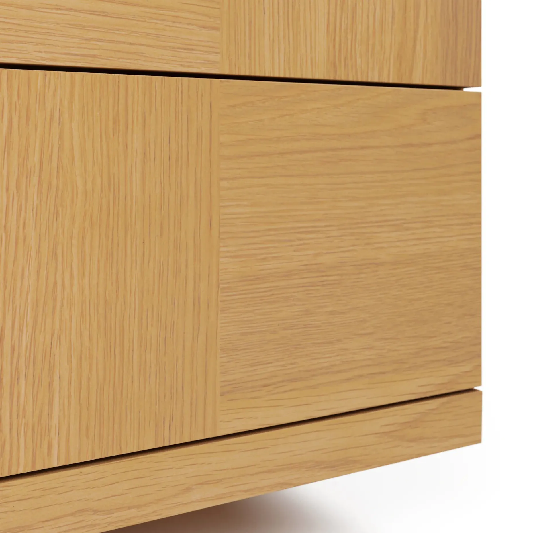 Ayra 6-Drawer Double Dresser - Natural Oak