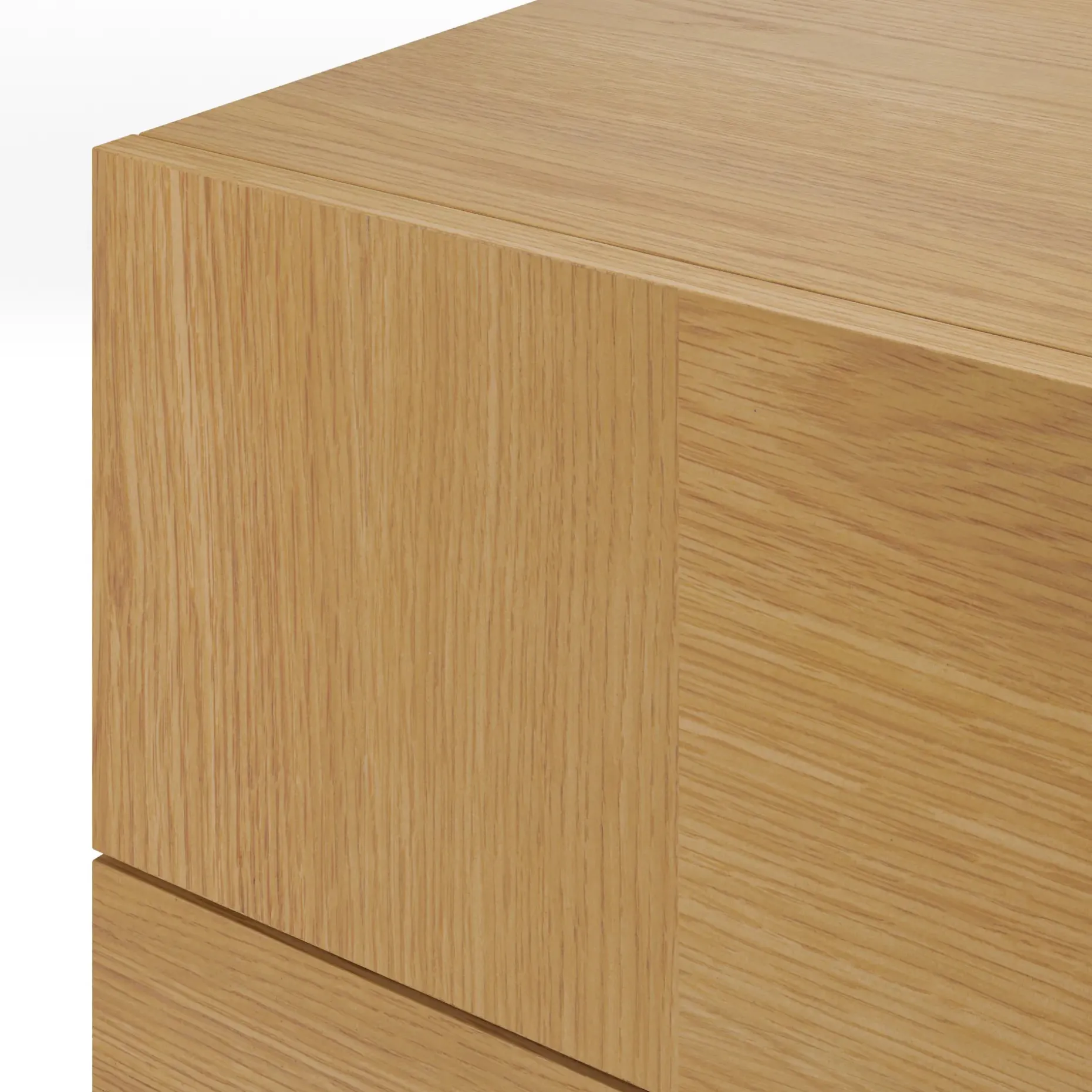Ayra 6-Drawer Double Dresser - Natural Oak