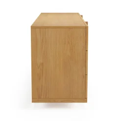 Ayra 6-Drawer Double Dresser - Natural Oak