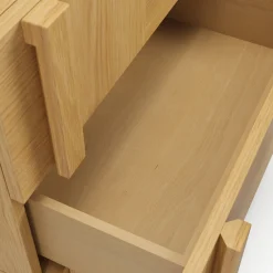 Ayra 2-Drawer Nightstand - Natural Oak