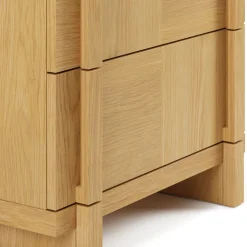 Ayra 2-Drawer Nightstand - Natural Oak