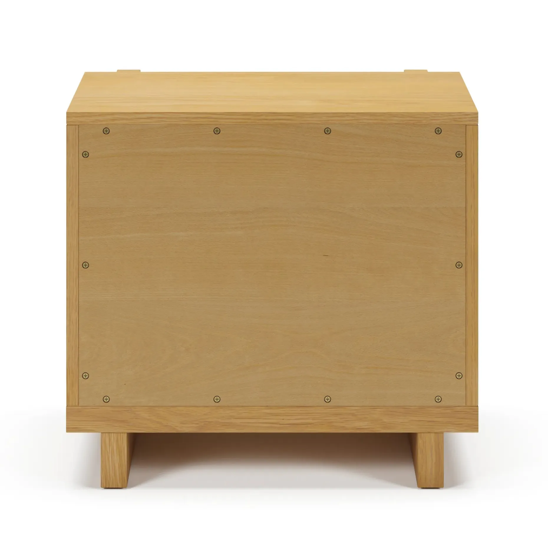 Ayra 2-Drawer Nightstand - Natural Oak