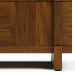 Ayra 2-Drawer Nightstand - Walnut