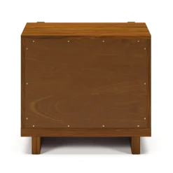Ayra 2-Drawer Nightstand - Walnut