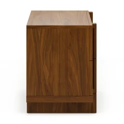 Ayra 2-Drawer Nightstand - Walnut
