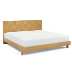 Ayra King Bed - Natural Oak