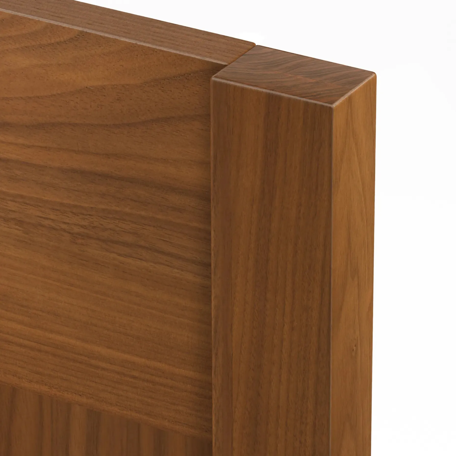 Ayra King Bed - Walnut