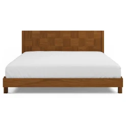 Ayra King Bed - Walnut