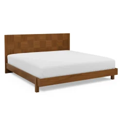 Ayra King Bed - Walnut
