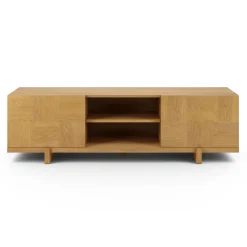 Ayra 70" Media Unit - Natural Oak