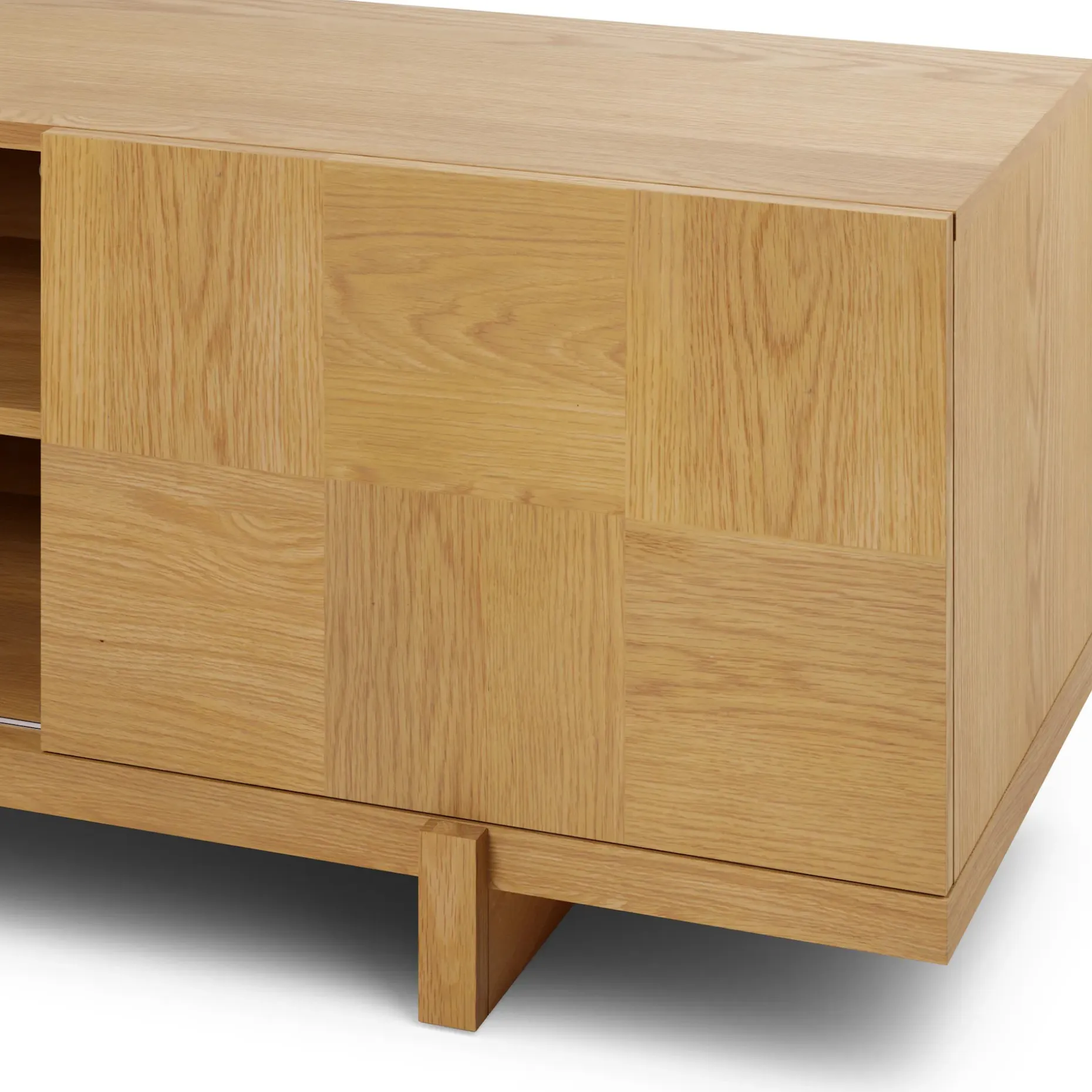 Ayra 70" Media Unit - Natural Oak