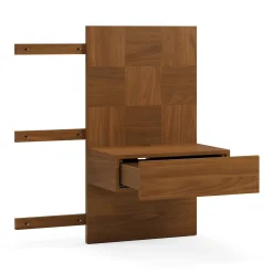 Ayra Nightstand Extension Set - Walnut
