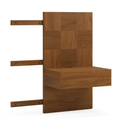 Ayra Nightstand Extension Set - Walnut
