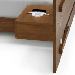 Ayra Nightstand Extension Set - Walnut