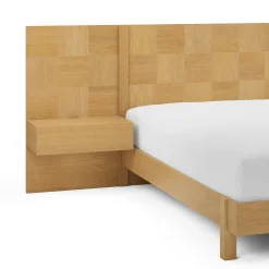 Ayra Nightstand Extension Set - Natural Oak