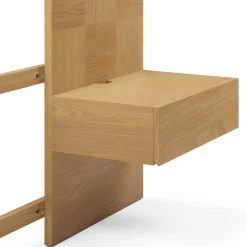 Ayra Nightstand Extension Set - Natural Oak