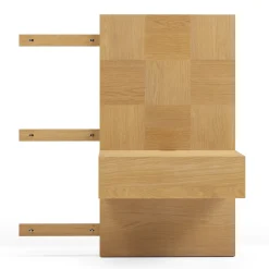 Ayra Nightstand Extension Set - Natural Oak