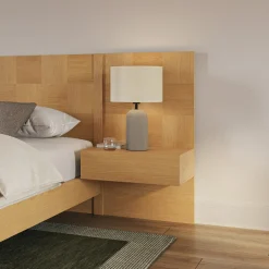 Ayra Nightstand Extension Set - Natural Oak
