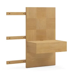 Ayra Nightstand Extension Set - Natural Oak