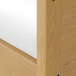 Ayra Queen Bed - Natural Oak