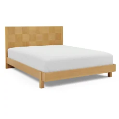 Ayra Queen Bed - Natural Oak