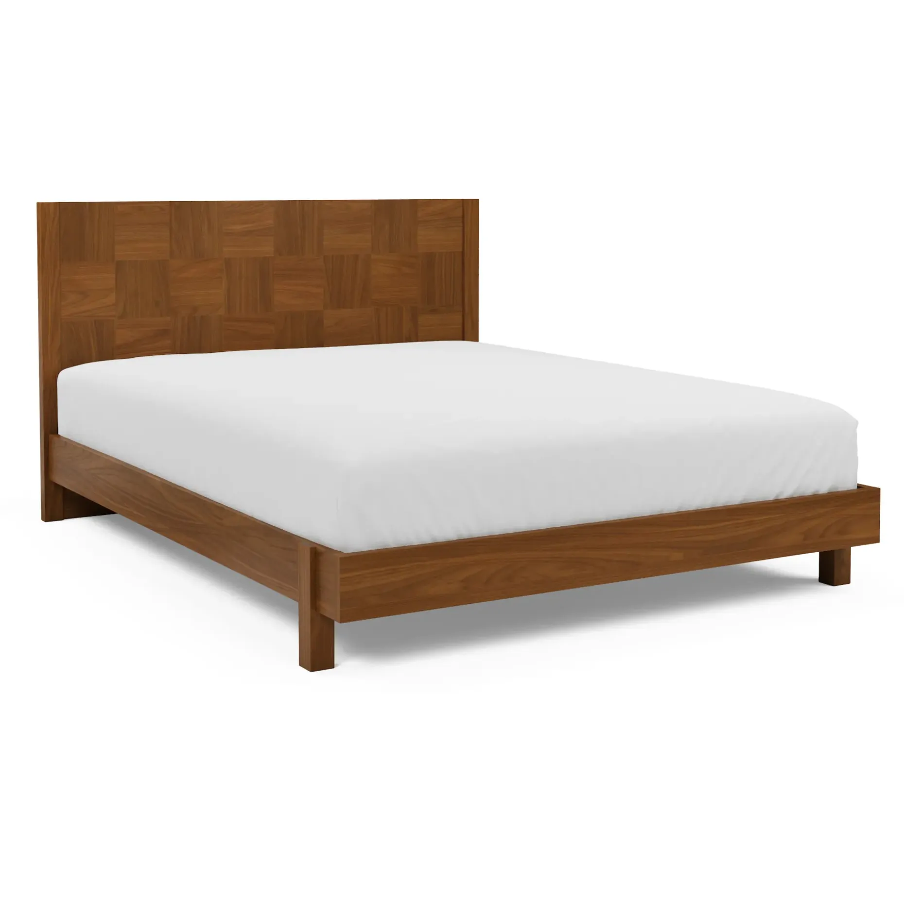 Ayra Queen Bed - Walnut