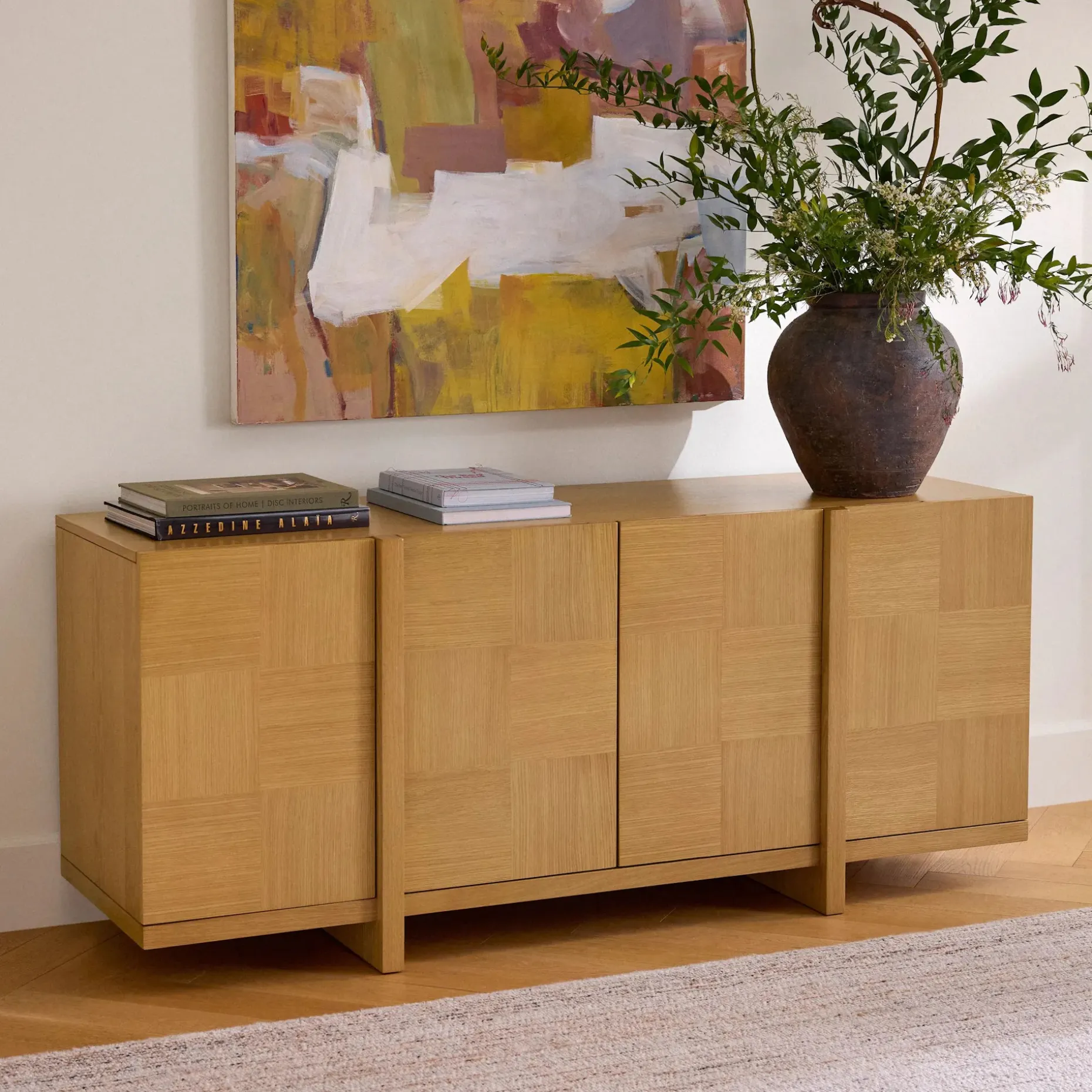 Ayra 66" Sideboard - Natural Oak
