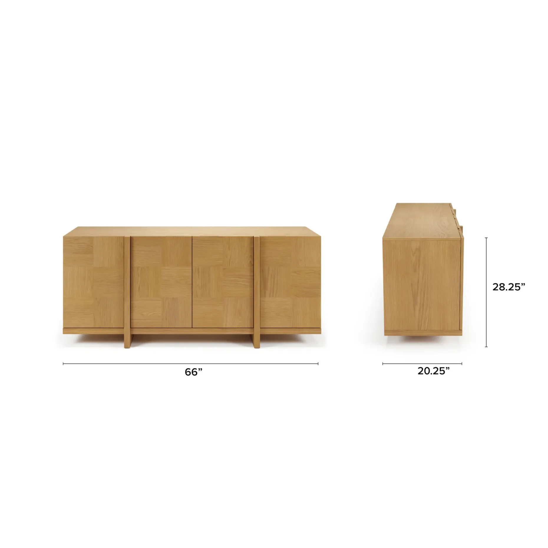 Ayra 66" Sideboard - Natural Oak