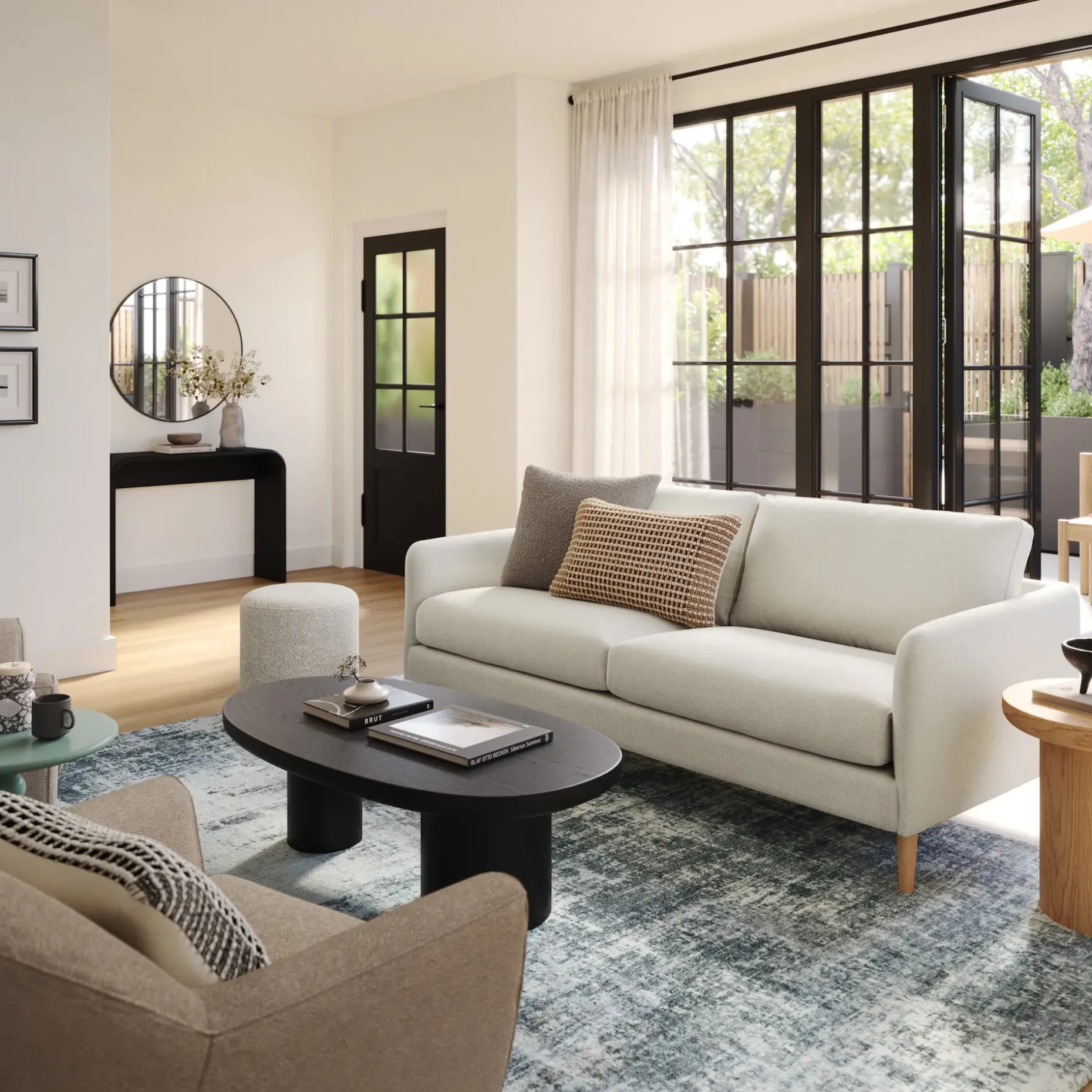 Baarlo 46" Coffee Table - Black