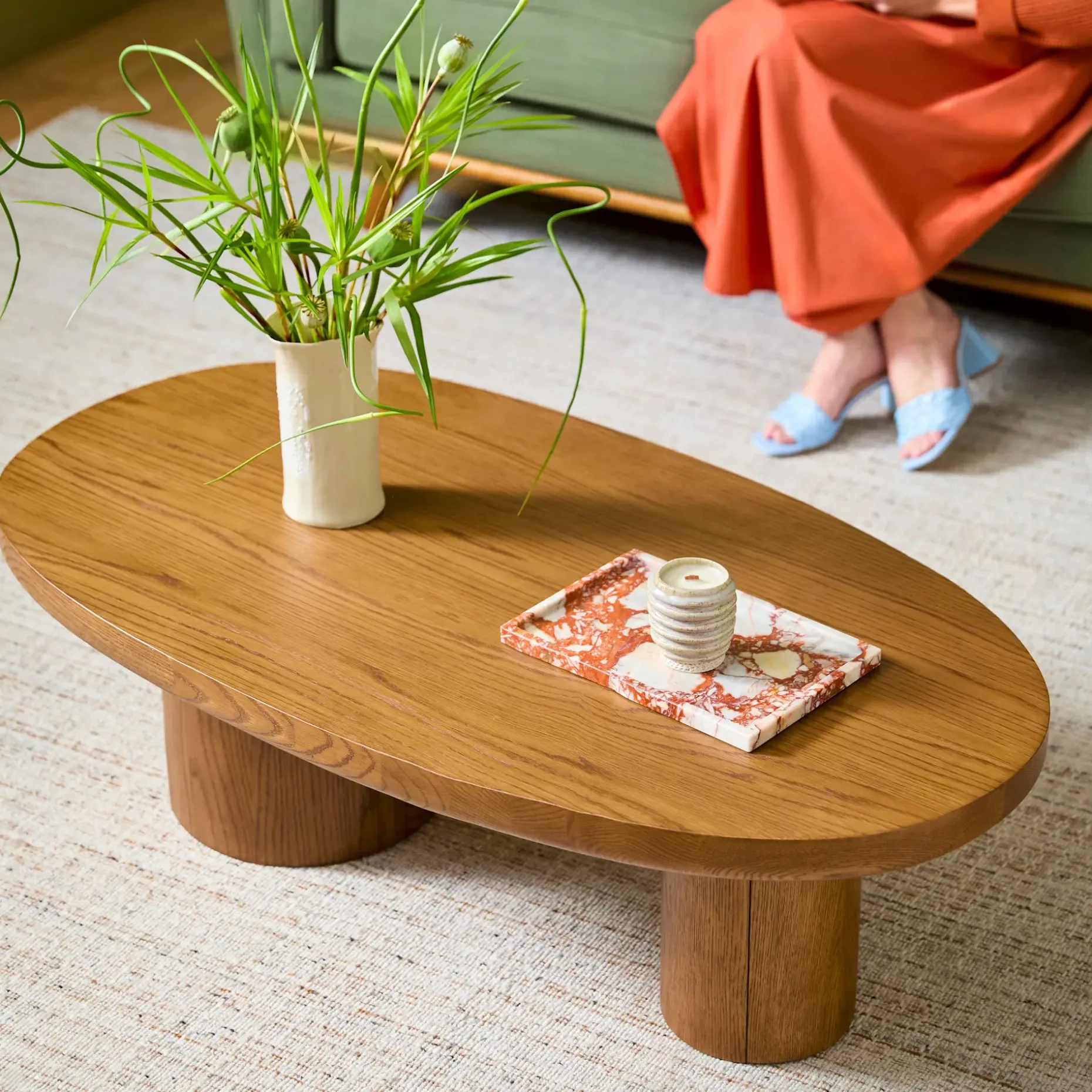 Baarlo 46" Coffee Table - Smoked Oak