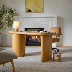 Baarlo 58.5" Desk - Oak