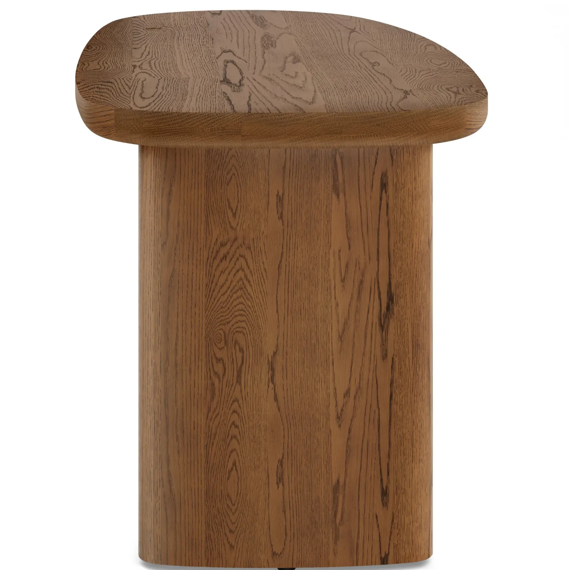 Baarlo 58.5" Desk - Smoked Oak