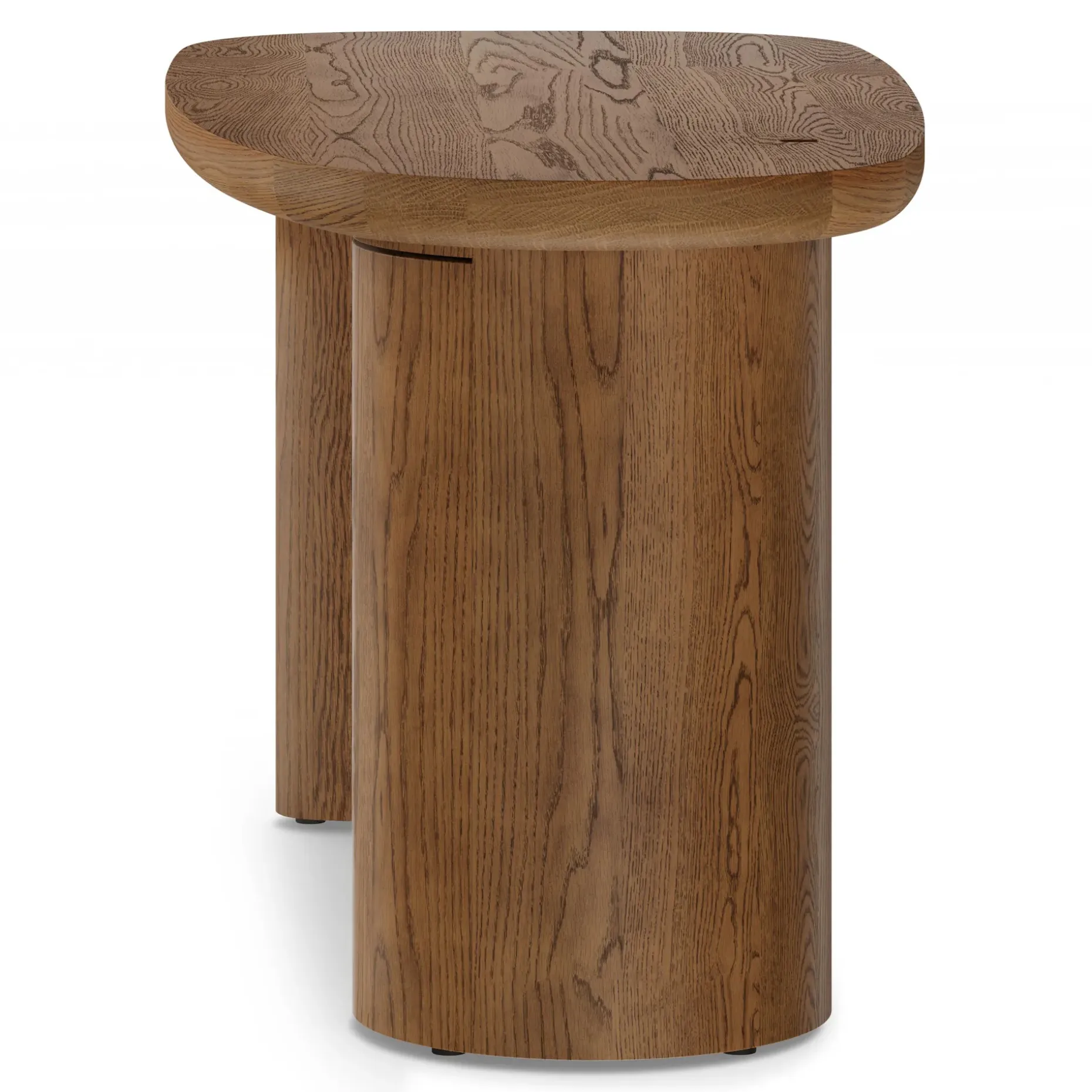 Baarlo 58.5" Desk - Smoked Oak