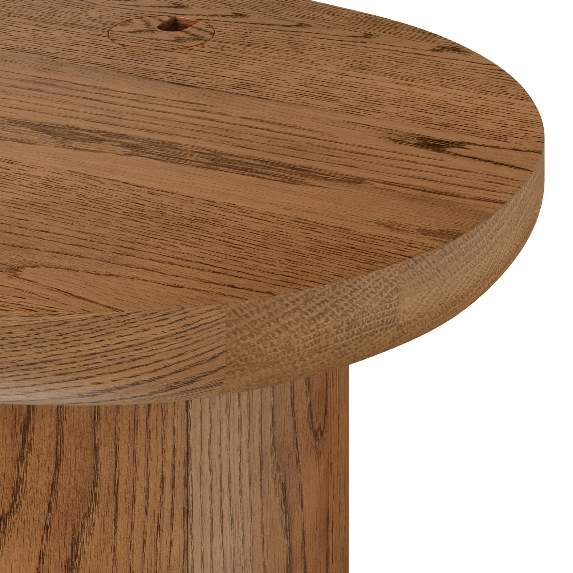 Baarlo 58.5" Desk - Smoked Oak