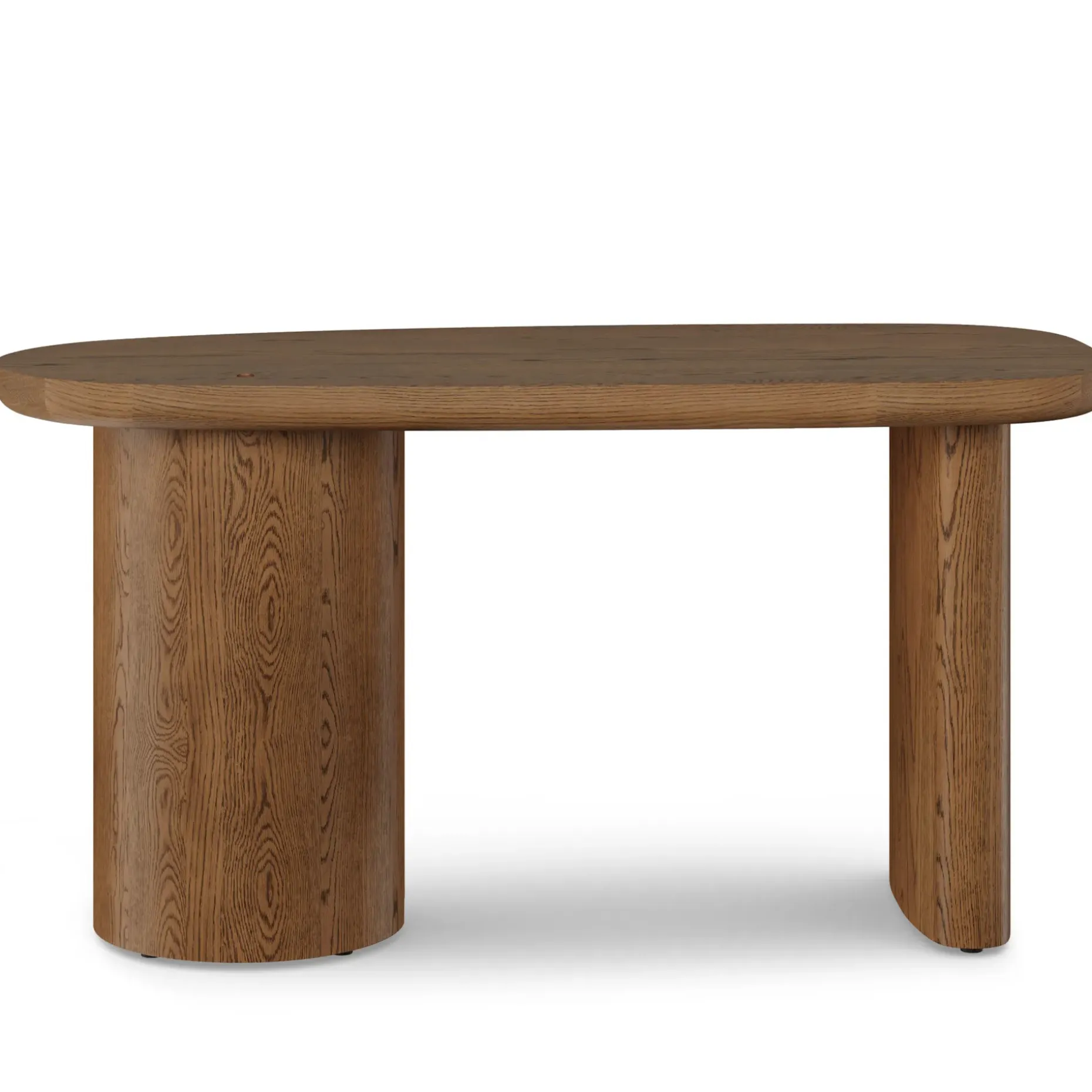 Baarlo 58.5" Desk - Smoked Oak