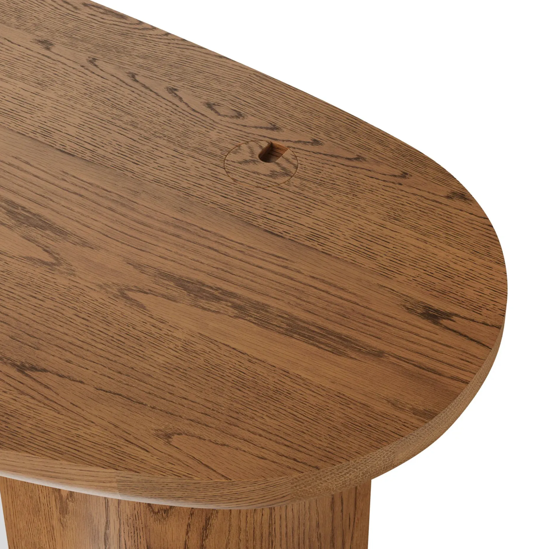 Baarlo 58.5" Desk - Smoked Oak