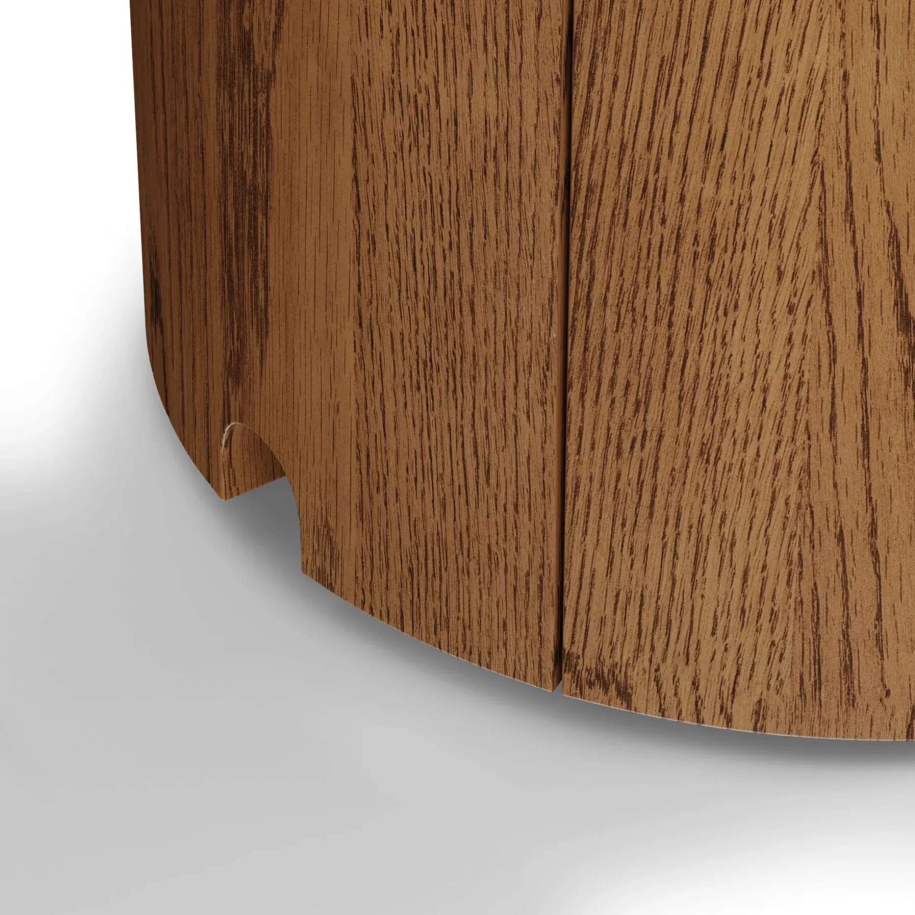 Baarlo 58.5" Desk - Smoked Oak