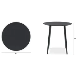 Ballo Outdoor Bar Table - Black
