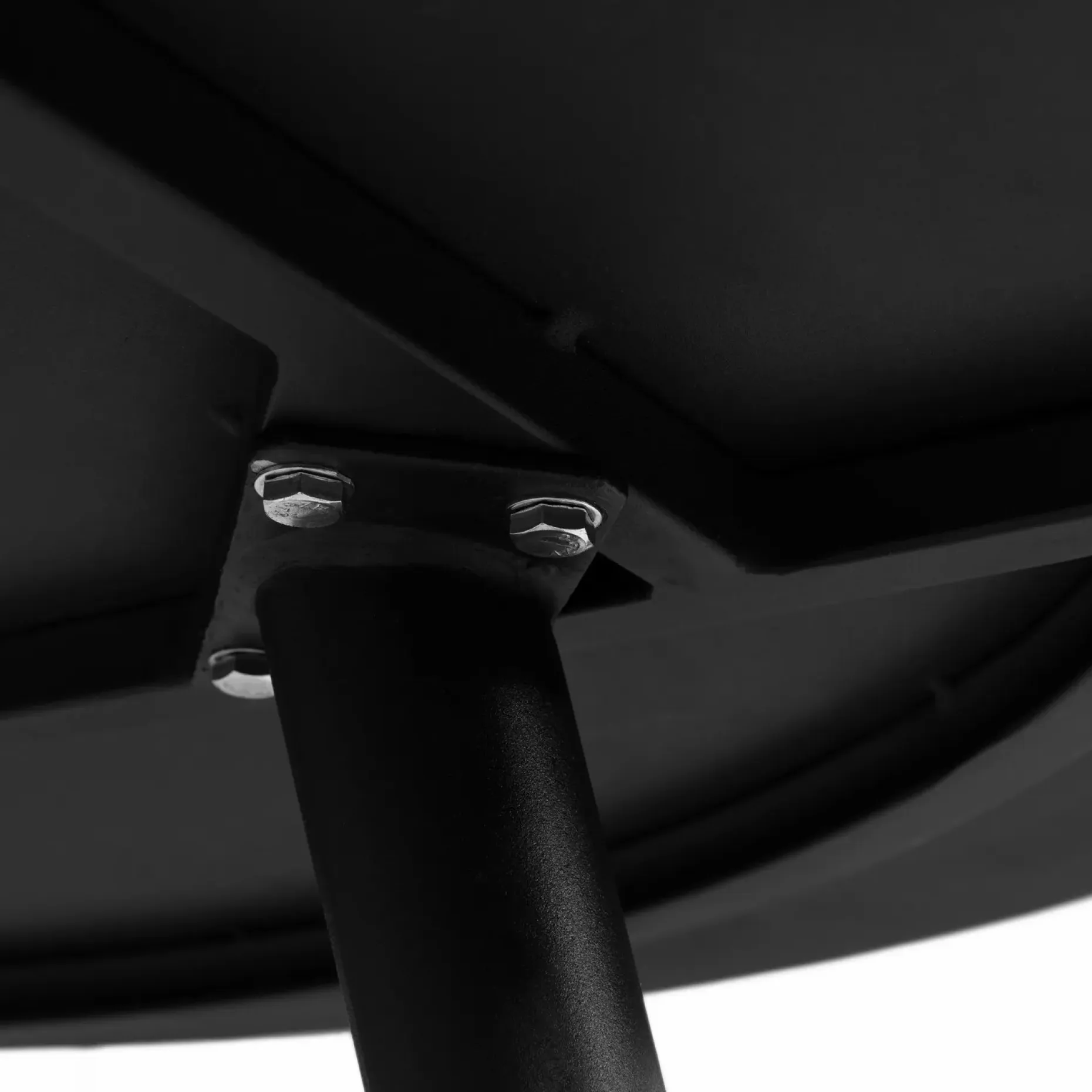 Ballo 47" Outdoor Dining Table - Black
